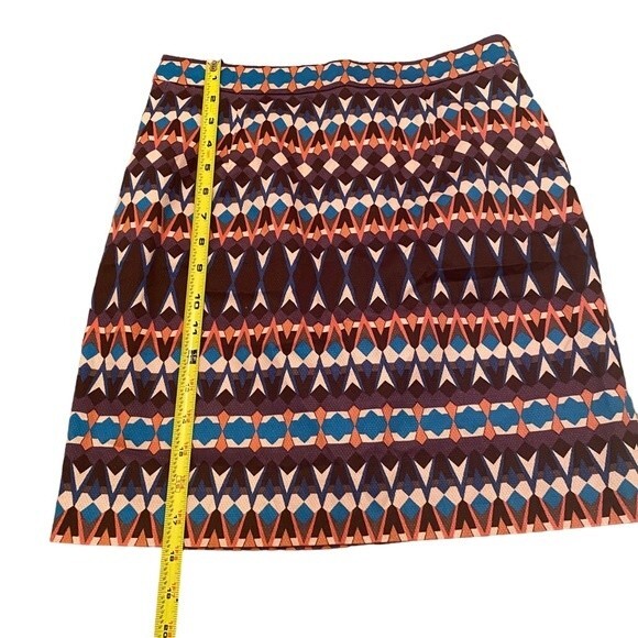 J Crew Womens 0‎ Multicolor Geometric Kaleidoscope Print Mini Skirt - Picture 7 of 9
